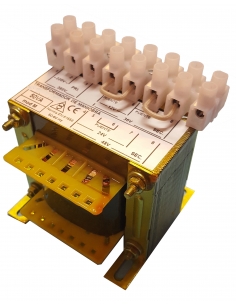 Transformateur 50VA E:230/400V S:12/24/36/48 IP-00
