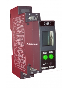 DIN rail digital multifunction timer