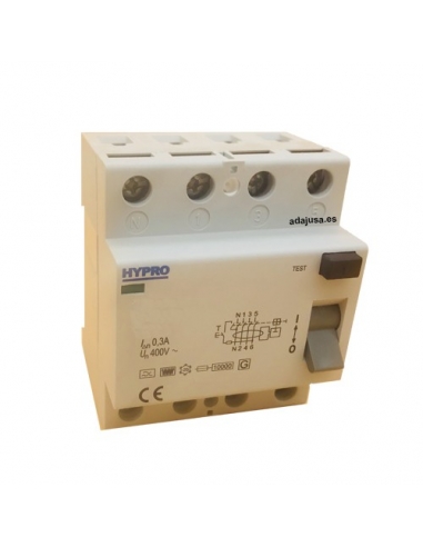 Interrupteur différentiel 4x40A/30mA Type F