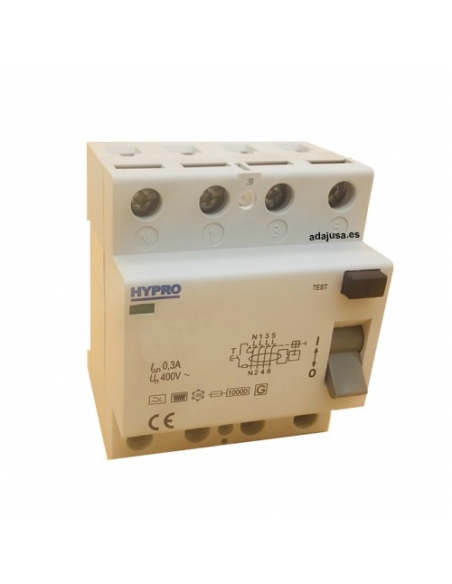 Diferencial 4 polos 63A 30mA Superinmunizado - Hypro