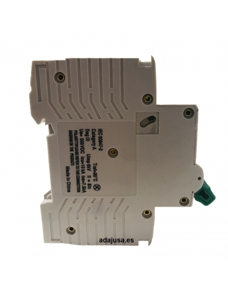Disjoncteur 2 pôles 2A DC - LS