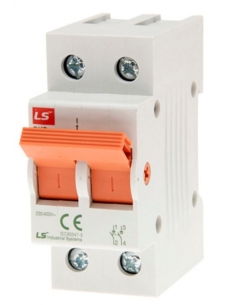 Sectionneur 2 pôles 125A - LS