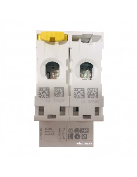 MCB circuit breaker 2 poles 40A (2x40A) IC60N C 6kA - Schneider