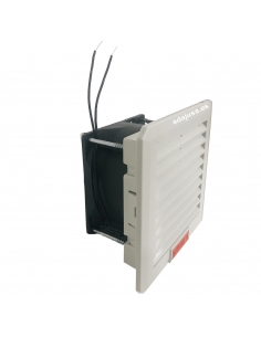 Rejilla con filtro y ventilador 110x110mm