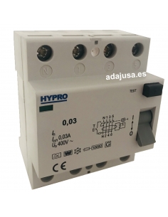 Diferencial 4 polos 63A 30mA Superinmunizado - Hypro