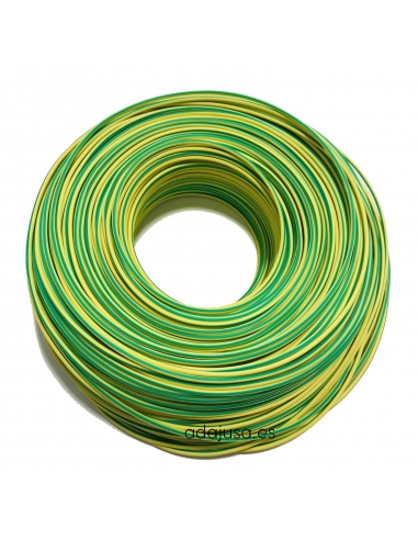 Cable flexible unipolaire 1,5 mm couleur terre