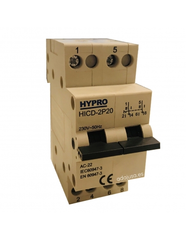 Commutateur modulaire bipolaire 20A HY