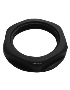 Black polyamide M20 gland nut