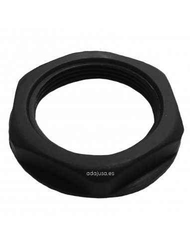 Black polyamide M63 cable gland nut