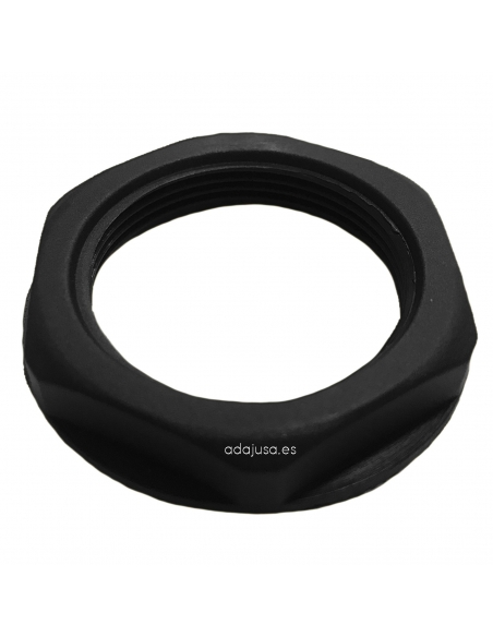 Black polyamide M63 cable gland nut