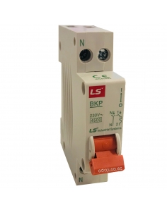 MCB circuit breaker 1 pole+neutral 20A narrow profile -  LS