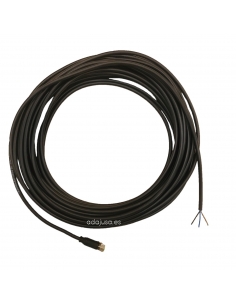 Câble à 3 fils avec connecteur femelle M8 de 5 m - ADAJUSA