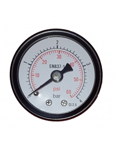 Manómetro Ø40 1/8 0-4 Kgr caja en plastico - Metal Work 2
