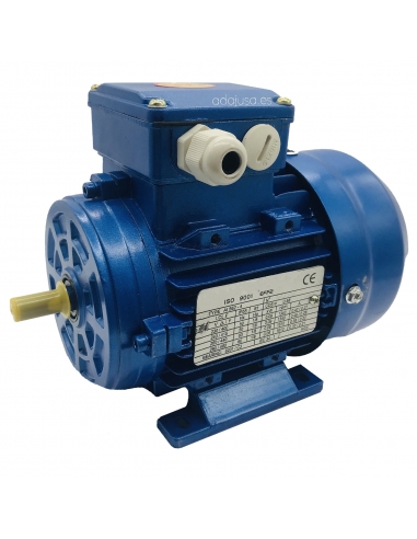 Moteur triphasé 5,5Kw/7,5CV 400/690V 3000 tr/min IE1 Bride B3  pattes