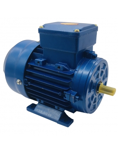 Moteur triphasé 0,55Kw/0,75CV 230/400V 1500 tr/min IE1 Bride B3 Pattes