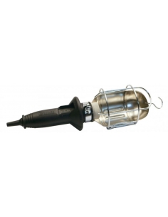 Portable lamp for E27 bulbs without cable