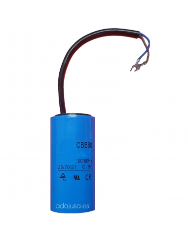 Condensateur de démarrage moteur monophasé 100uF 220Vac : ADAJUSA : prix