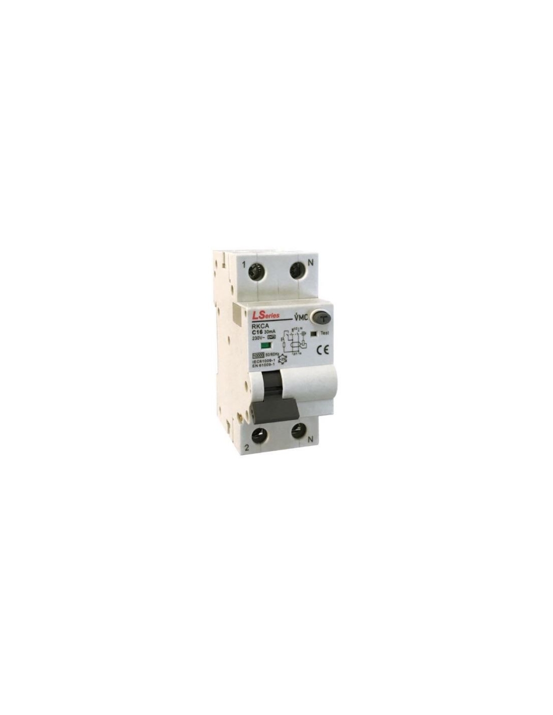 Compact narrow differential Circuit Breaker RCD MCB circuit breaker
