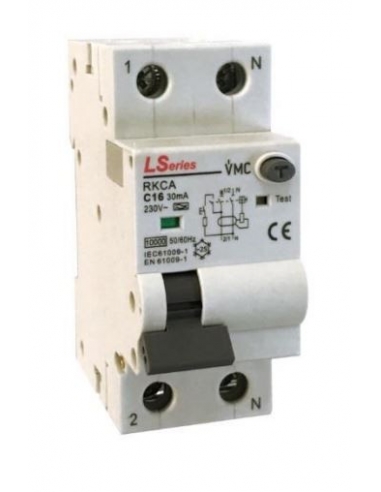 MCB circuit breaker Differential 40A 300mA Class A - LS