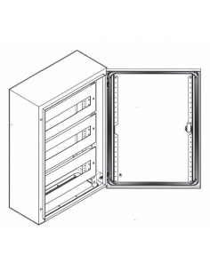 Châssis 18 modules 2 rangées 400x300 Tôle - ASJD 2