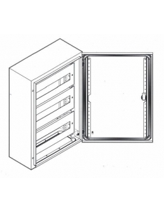 Châssis 78 modules 3 rangées 600x600 Tôle - ASJD 2