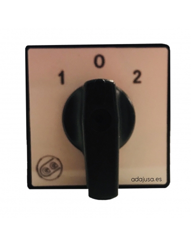 Plaque de commande frontal 1-0-2 pour 25-32-40A - Giovenzana