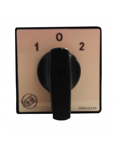 Plaque de commande frontal 1-0-2 pour 25-32-40A - Giovenzana