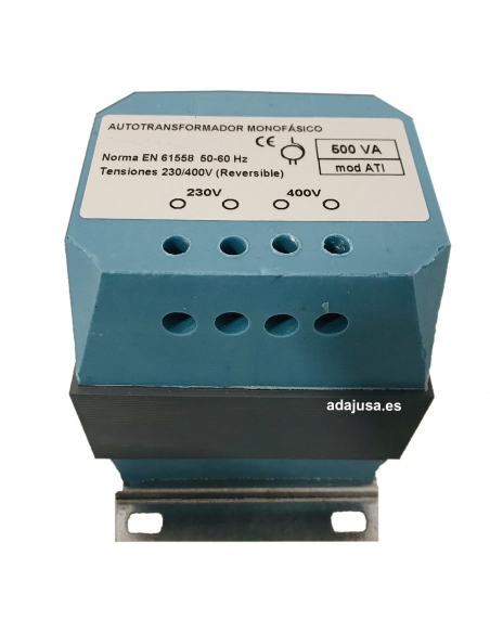 Autotransformateur monophasé 500VA IP-20