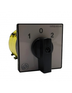 Dahlander 25A Two-Speed Switch Black Lever 64x64 - Giovenzana