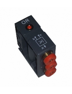 Valvula de seguridad para mando bimanual neumatico