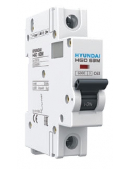 Disjoncteur magnéto-thermique 2 pôles 6A (2x6A) – Hyundai Electric