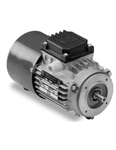 Three-phase motor 0.25Kw 0.33HP with brake 230/400V 1500 rpm B14 flange - MGM
