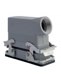 Conector multipolar completo 6 polos y tierra empotrable