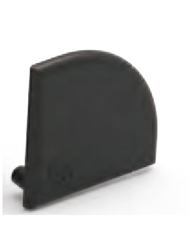 Tapa para perfil de aluminio 30x30 color negro