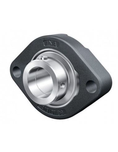 Oval bracket with shaft bearing 35mm FLCTE35-XL - INA