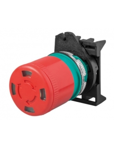 Bouton poussoir d'urgence tête 30mm avec indication - Giovenzana adajusa. 2
