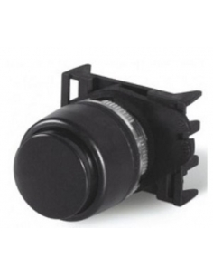 Tête de bouton poussoir saillante noire PPSN8 - Giovenzana adajusa 2
