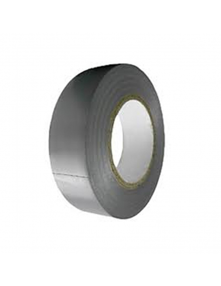 Cinta aislante gris de19mmx0,15mm carrete de 10m