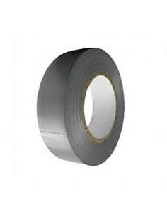 Cinta aislante gris de19mmx0,15mm carrete de 10m