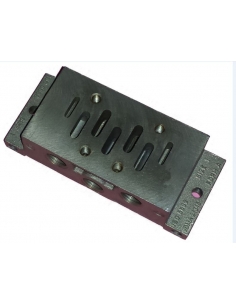 Placa base ISO talla 1 salida lateral 