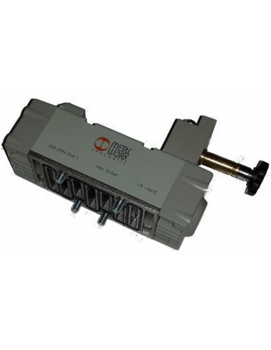 Electrovanne ISO taille 2 monostable sans bobine - Metal Work