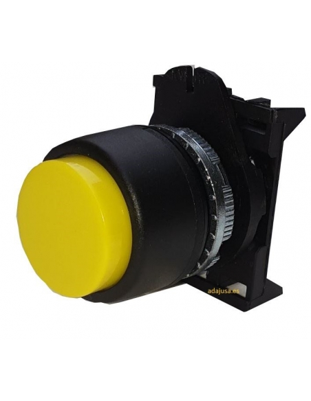 Tête de bouton poussoir jaune saillante PPSN3 Giovenzana adajusa