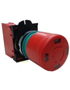 Emergency push-button head 30mm with NC indication - Giovenzana 2