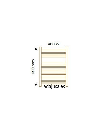 STE400F towel dryer 400W thermal emitter with analogue thermostat | ADAJUSA | price
