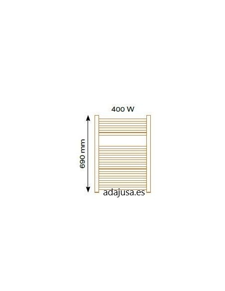 STE400F towel dryer 400W thermal emitter with analogue thermostat | ADAJUSA | price