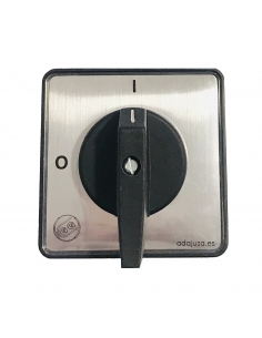 Plaque de commande frontal 0-1 125/200A 88x88mm - Giovenzana