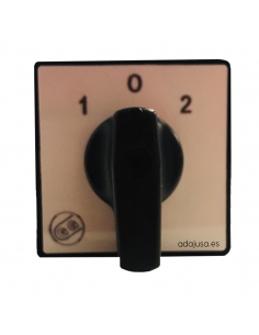 Plaque de commande frontal 1-0-2 pour 25-32-40A - Giovenzana
