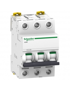 Disjoncteur tripolaire 32A iC60N C 6kA - Schneider