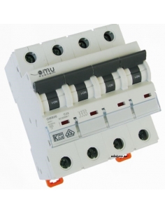 Disjoncteur magnéto-thermique 4 pôles 40A courbe C - OMU
