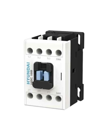 Three-phase contactor 18A coil 230Vac - Hyundai Electric